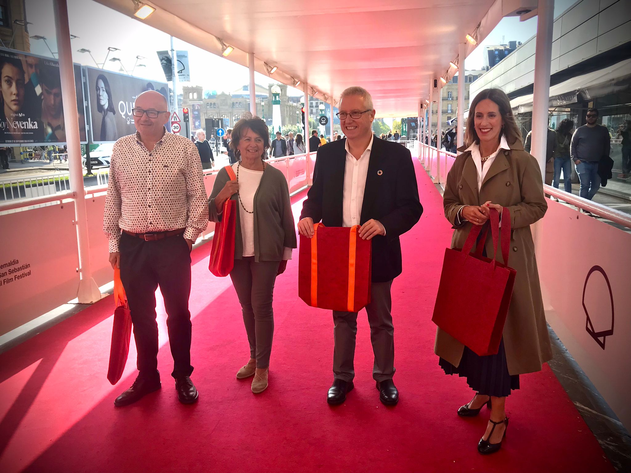 Festival de Cine de San Sebastián, junto al Banco de Alimentos de Gipuzkoa